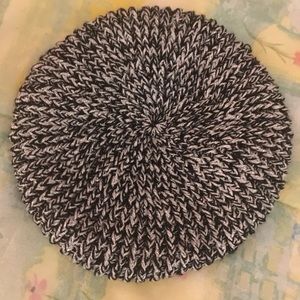 Black and white beret!